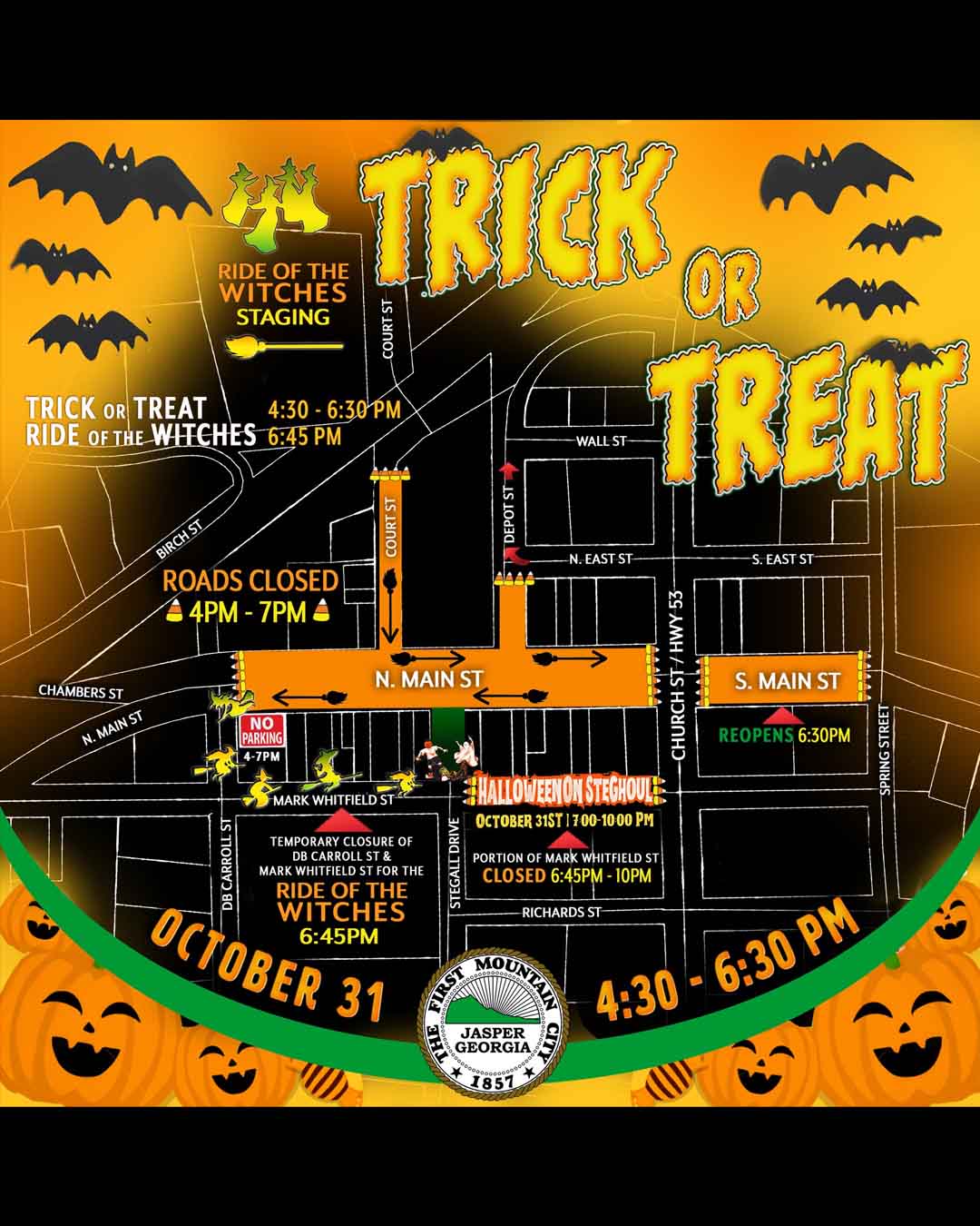 Downtown Jasper Trick or Treat