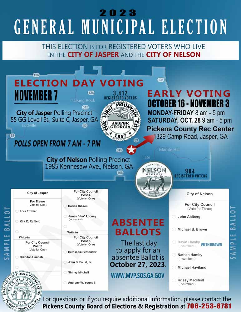 Municipal Election (Jasper & Nelson)