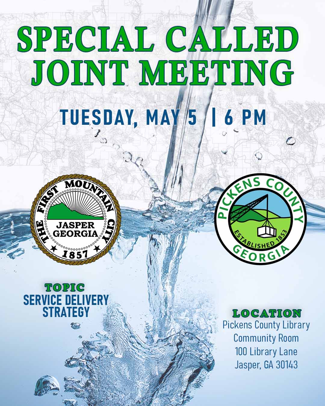 Special Joint Called Meeting