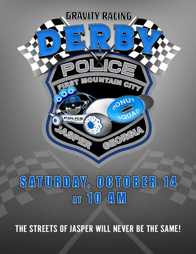 Jasper Police Department Gravity Racing Derby