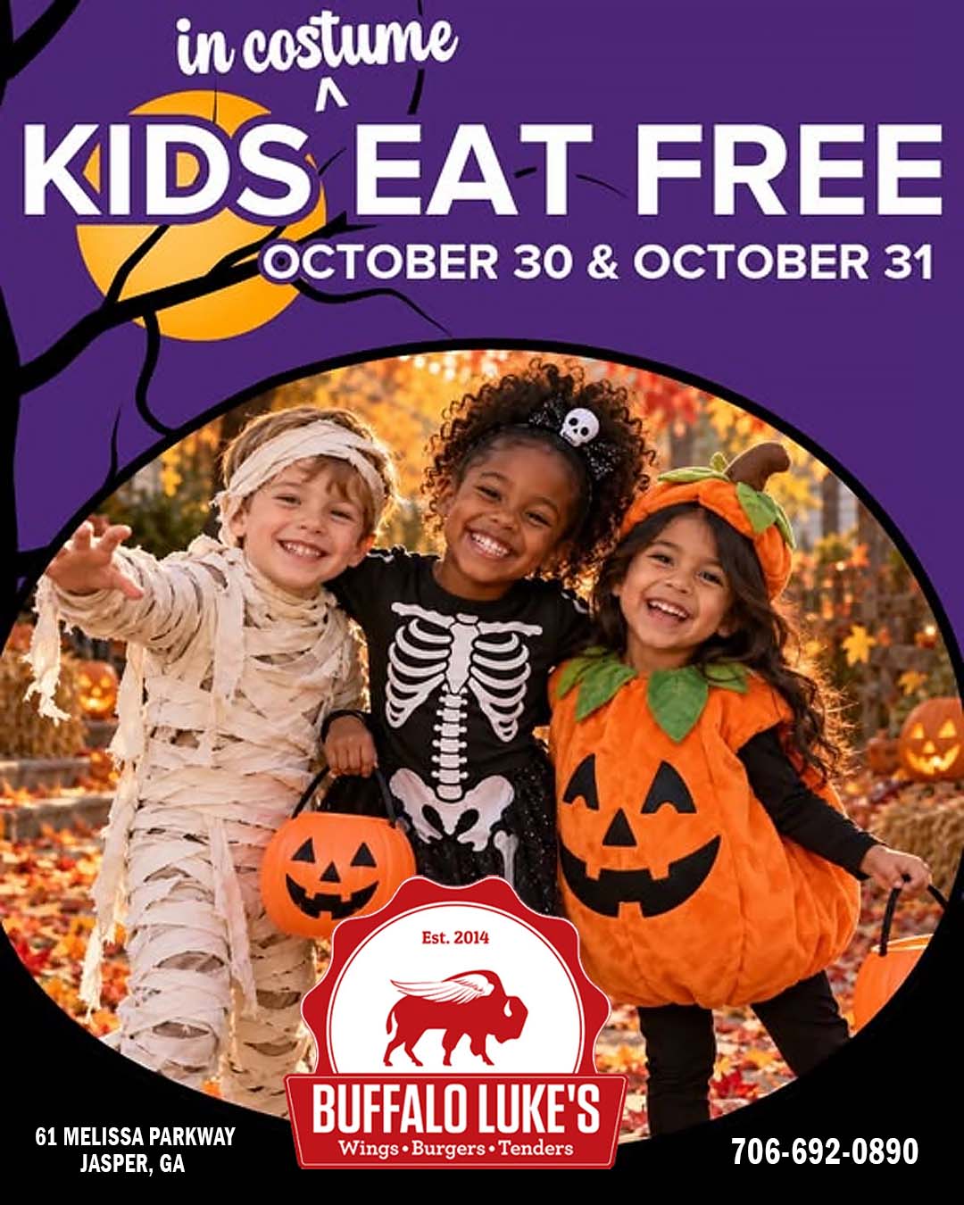 Kids Eat Free for Halloween