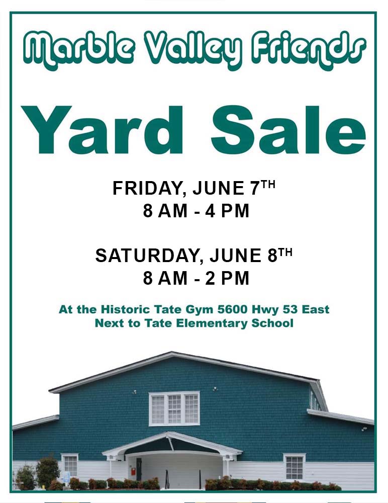 Marble Valley Friends Yard Sale