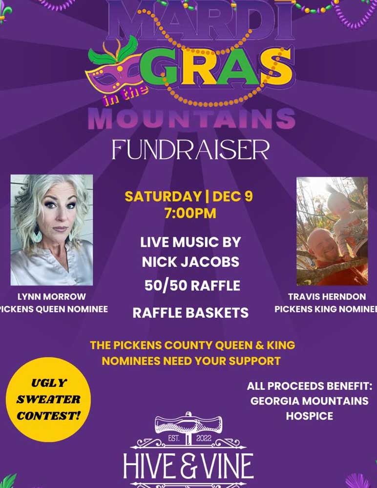 Mardi Gras in the Mountains Fundraiser