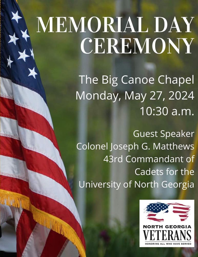 North Georgia Veterans Memorial Day Service