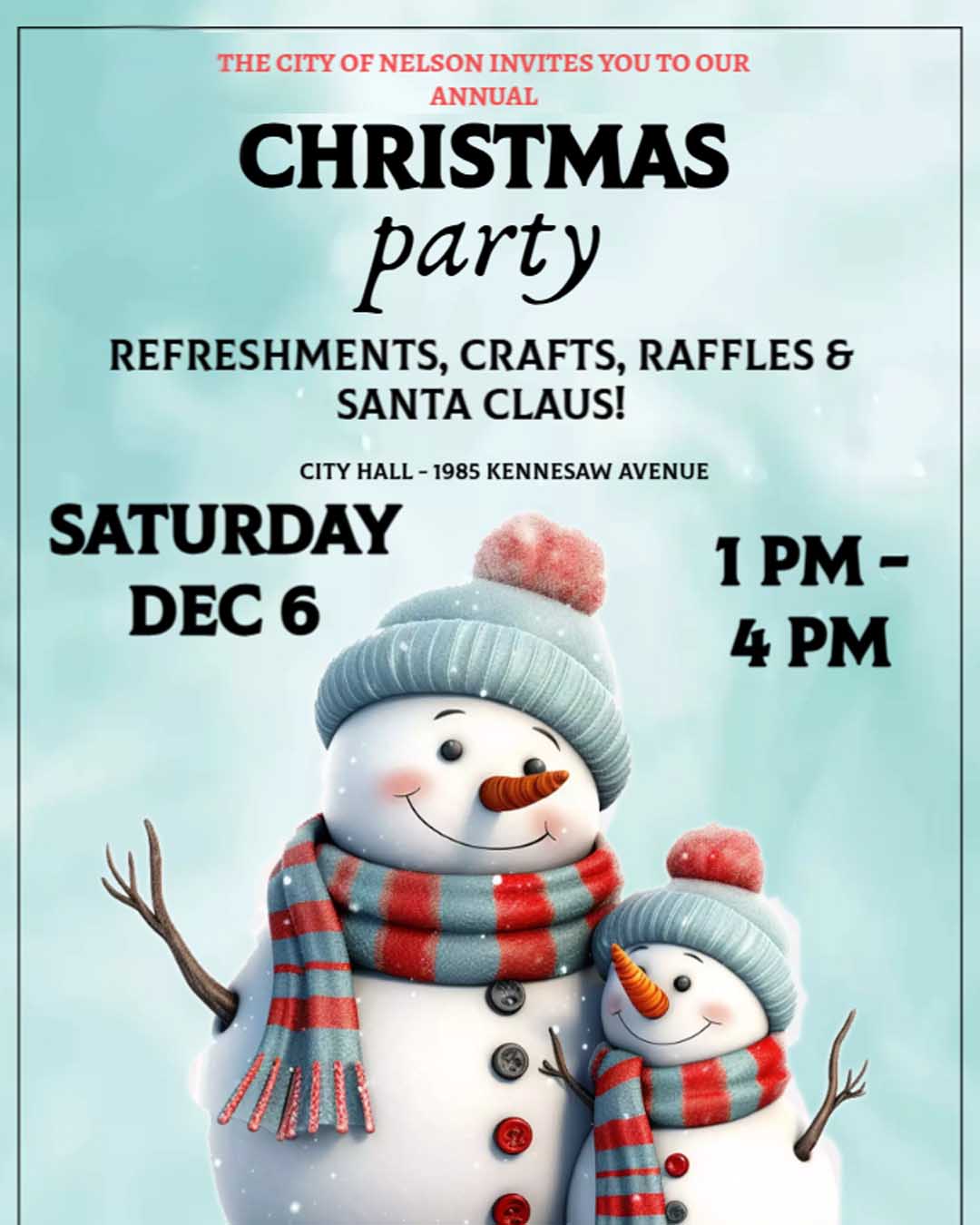 City of Nelson Christmas Party