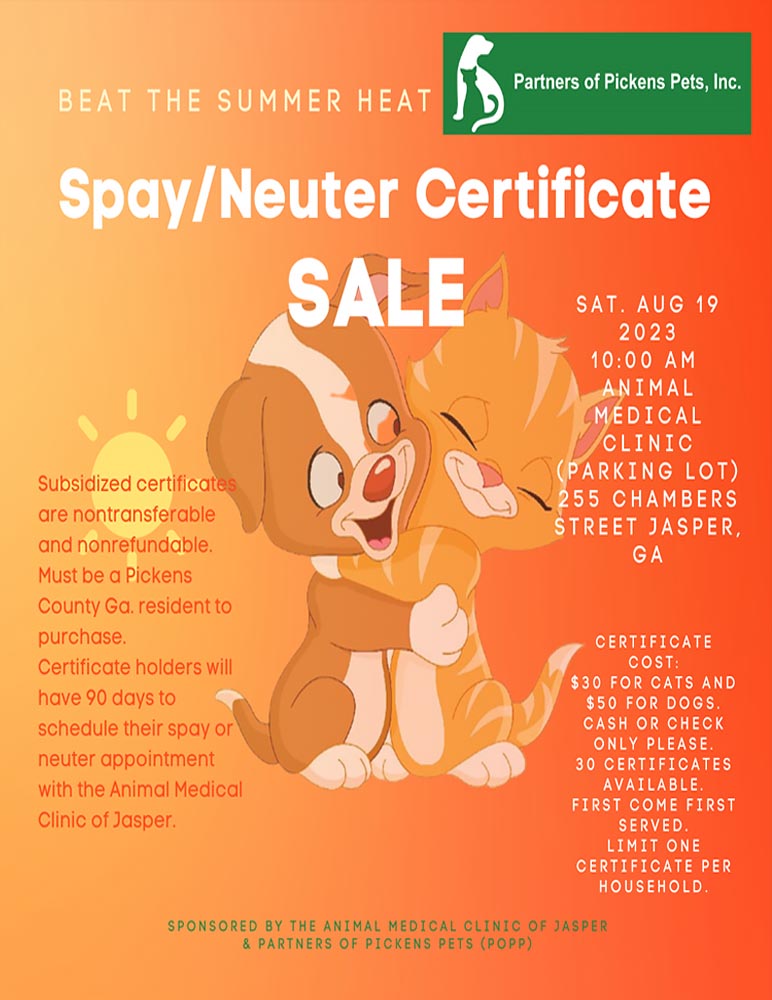 spay-neuter-certificate-sale-on-august-19-2023-10-00-am