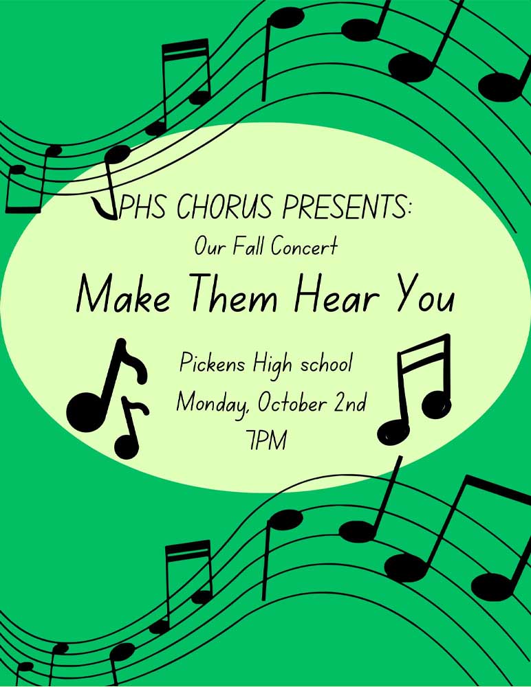 PHS Chorus 'Make Them Hear You' on October 02, 2023 0700 PM