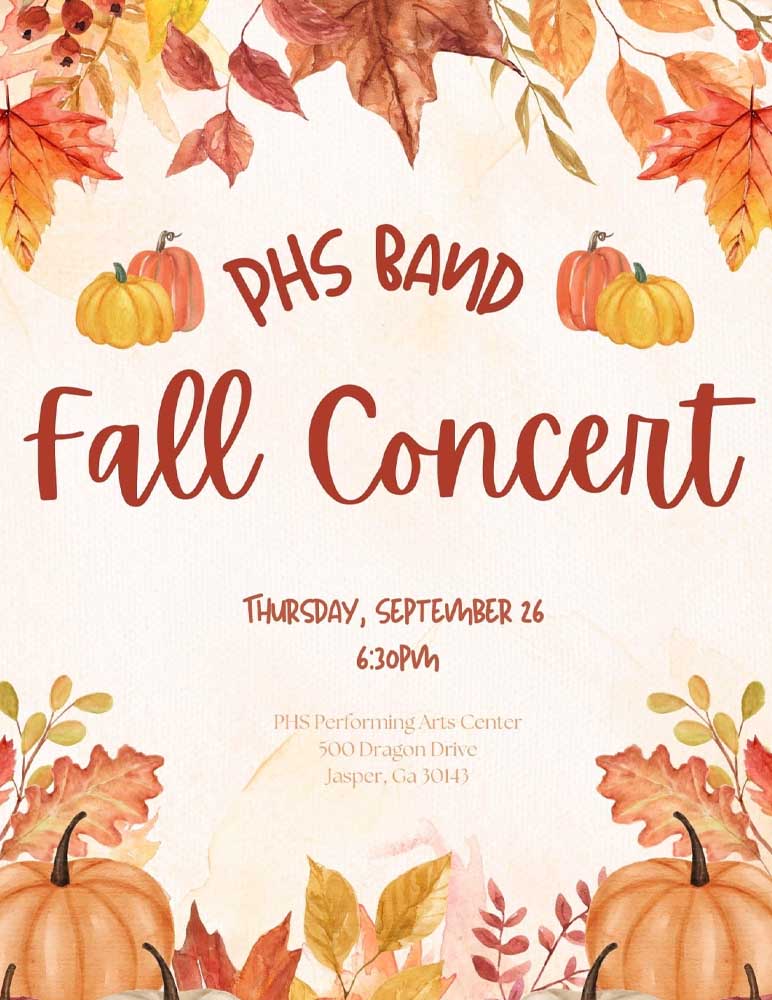 PHS Band Fall Concert