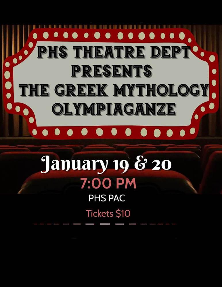 PHS Theatre Presents The Greek Mythology Olympianganze
