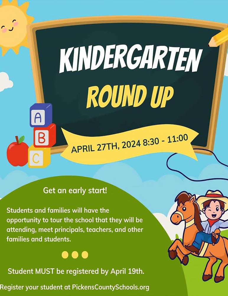 Pickens County Schools Kindergarten Round Up