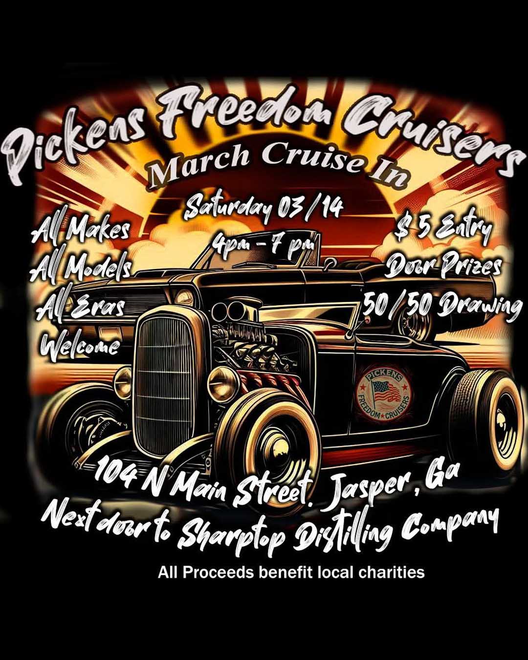 Pickens Freedom Cruisers Cruise In