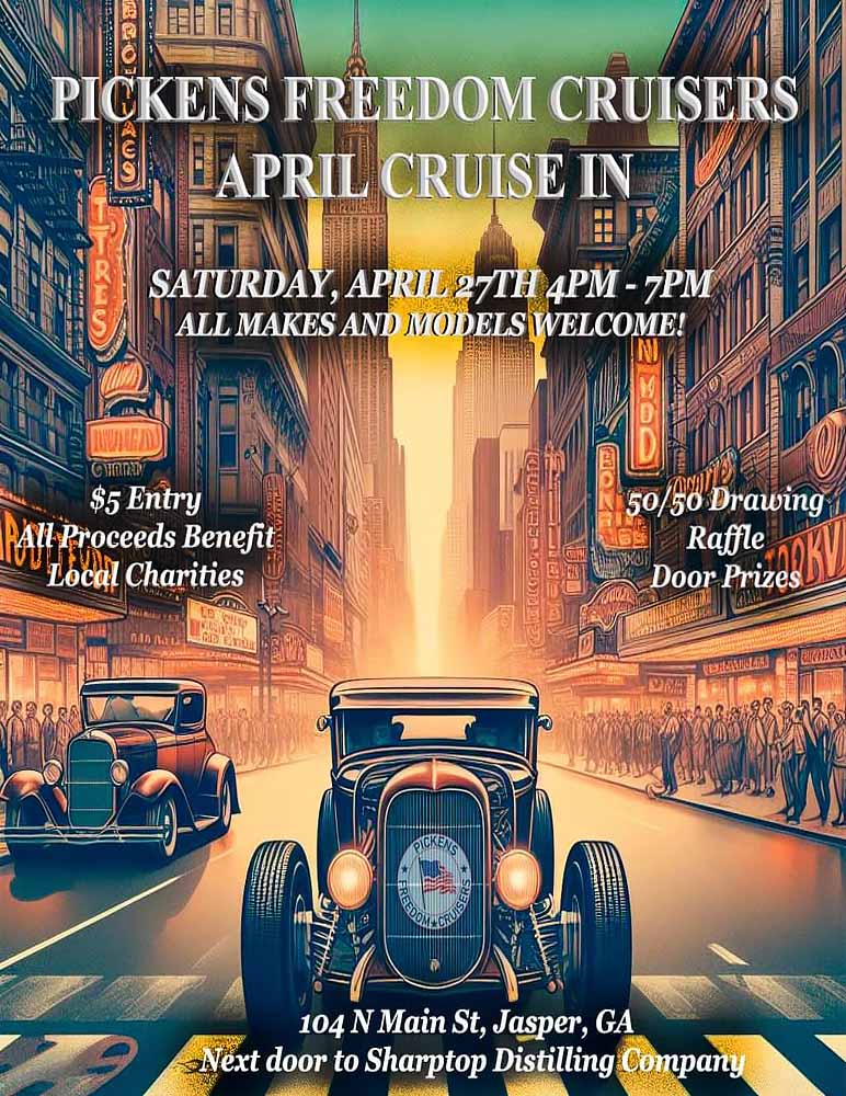 Pickens Freedom Cruisers Cruise In