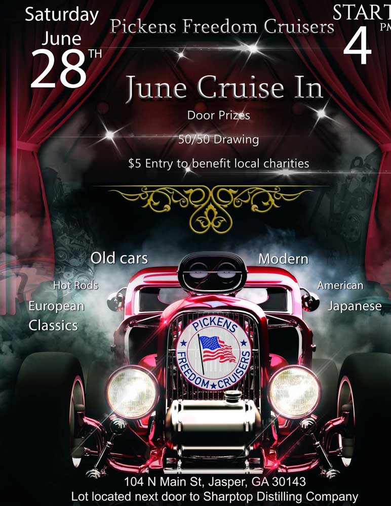 Pickens Freedom Cruisers Cruise In