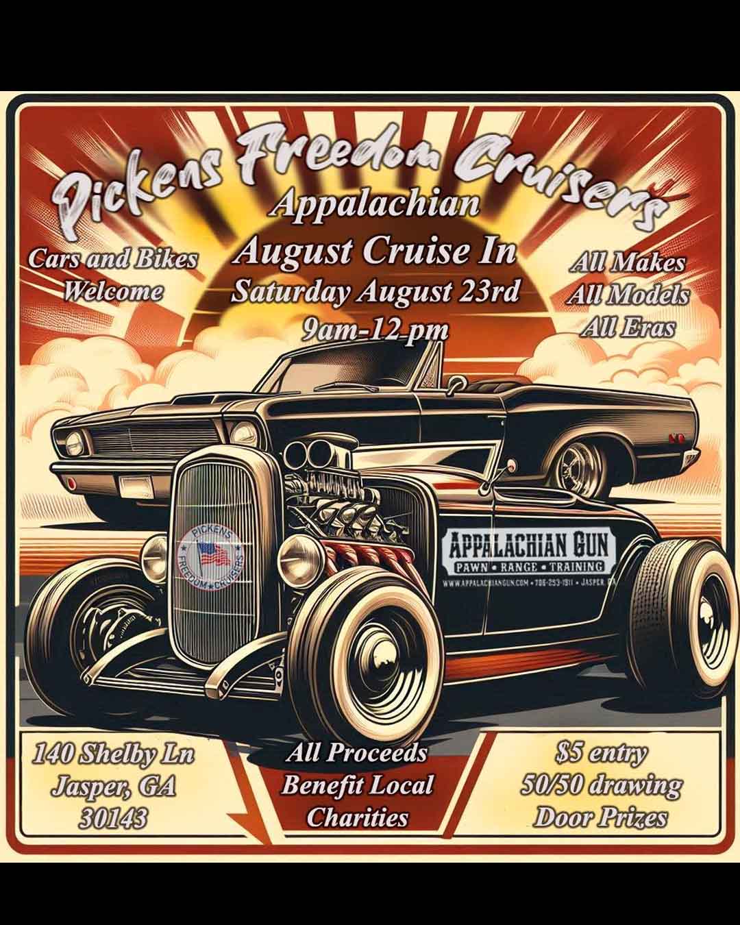 Pickens Freedom Cruisers Cruise In