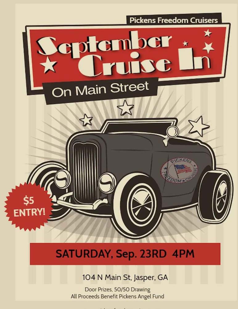 Pickens Freedom Cruisers Cruise In