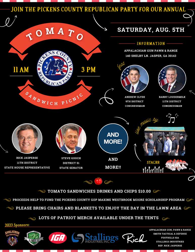 Pickens GOP Tomato Sandwich Picnic