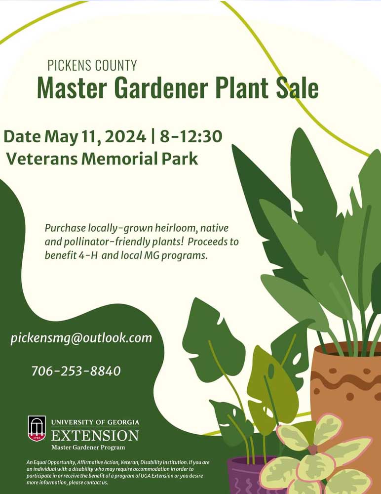 Pickens County Master Gardener Plant Sale