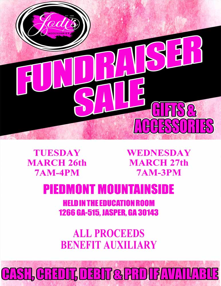 Gifts & Accessories Fundraiser Sale