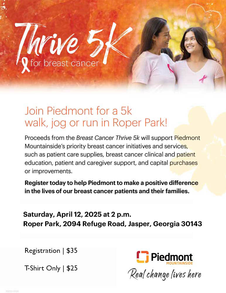 Piedmont Mountainside Thrive 5k