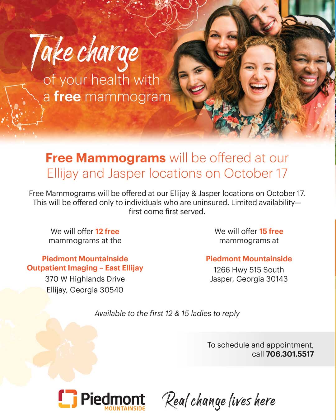 FREE MAMMOGRAMS