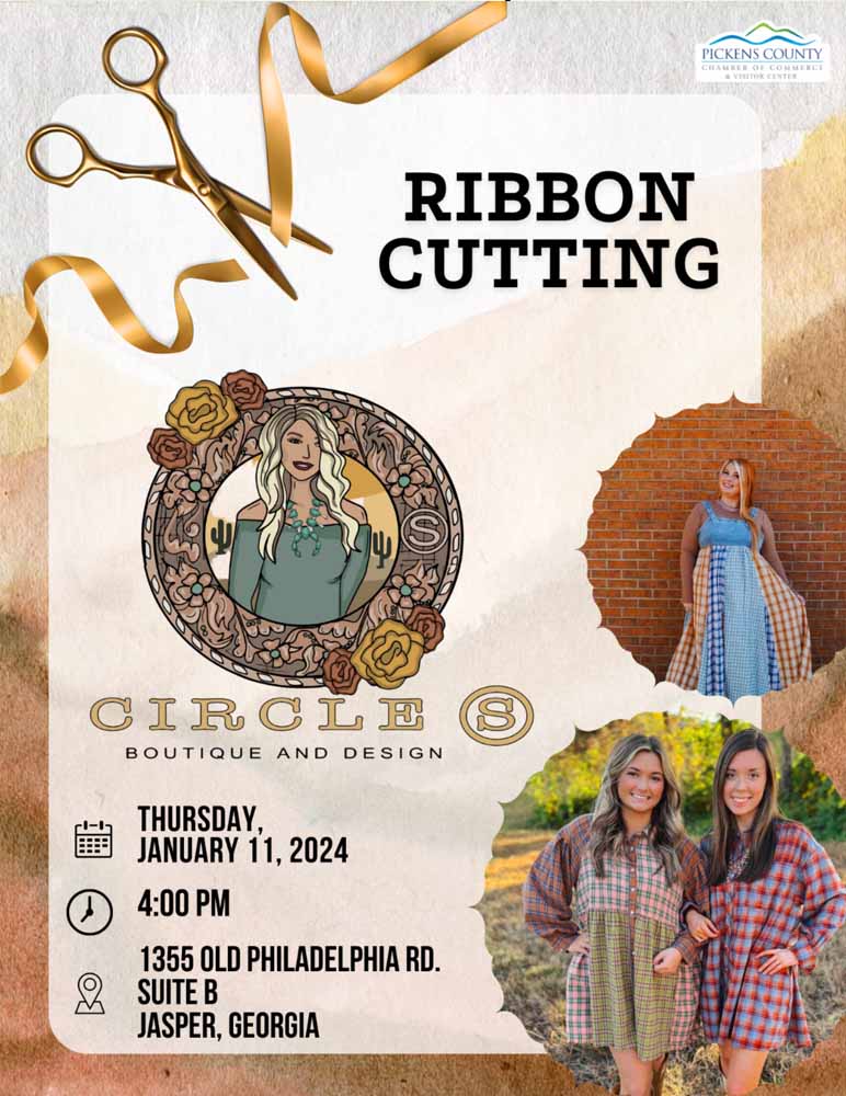Ribbon Cutting:  Circle S Boutique & Design