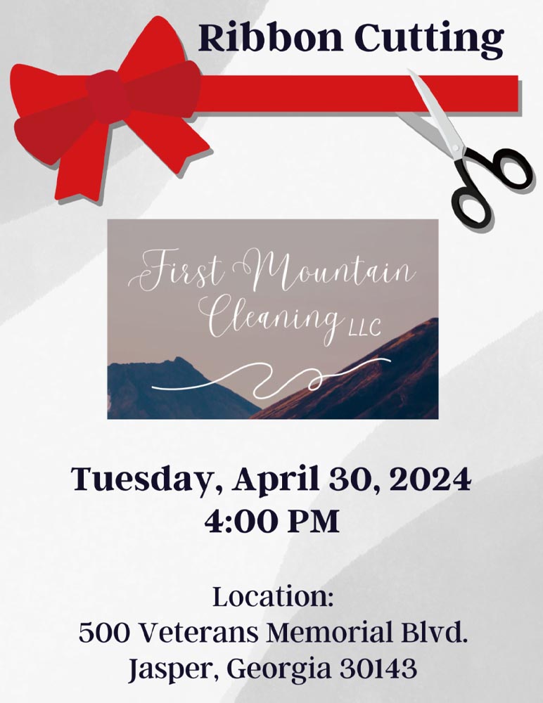 Ribbon Cutting: First Mountain Cleaning LLC