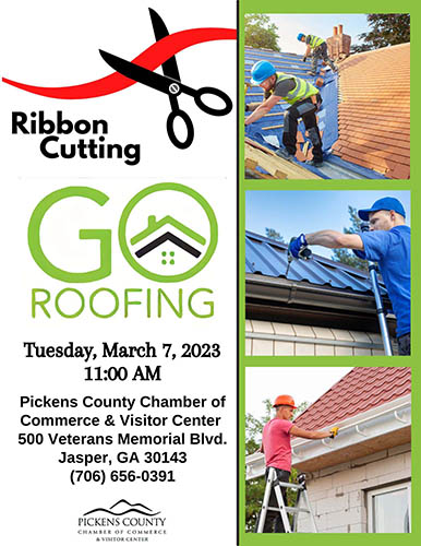 Ribbon Cutting:  Go Roofing 