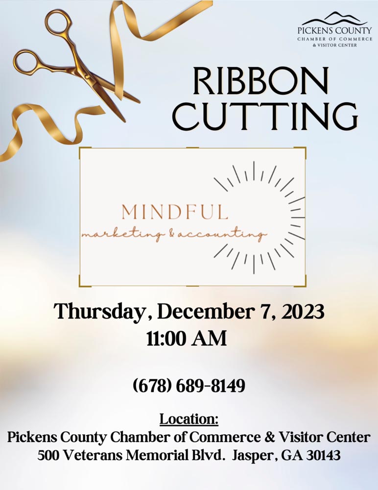 Ribbon Cutting:  Mindful Marketing & Accounting