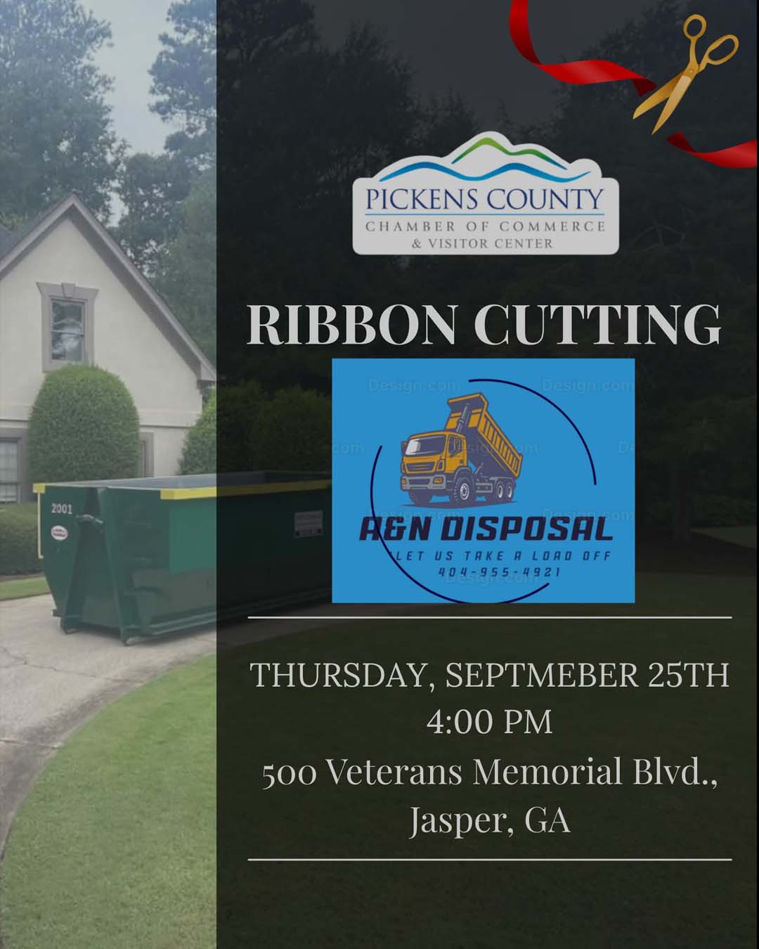 Ribbon Cutting: A&N Disposal