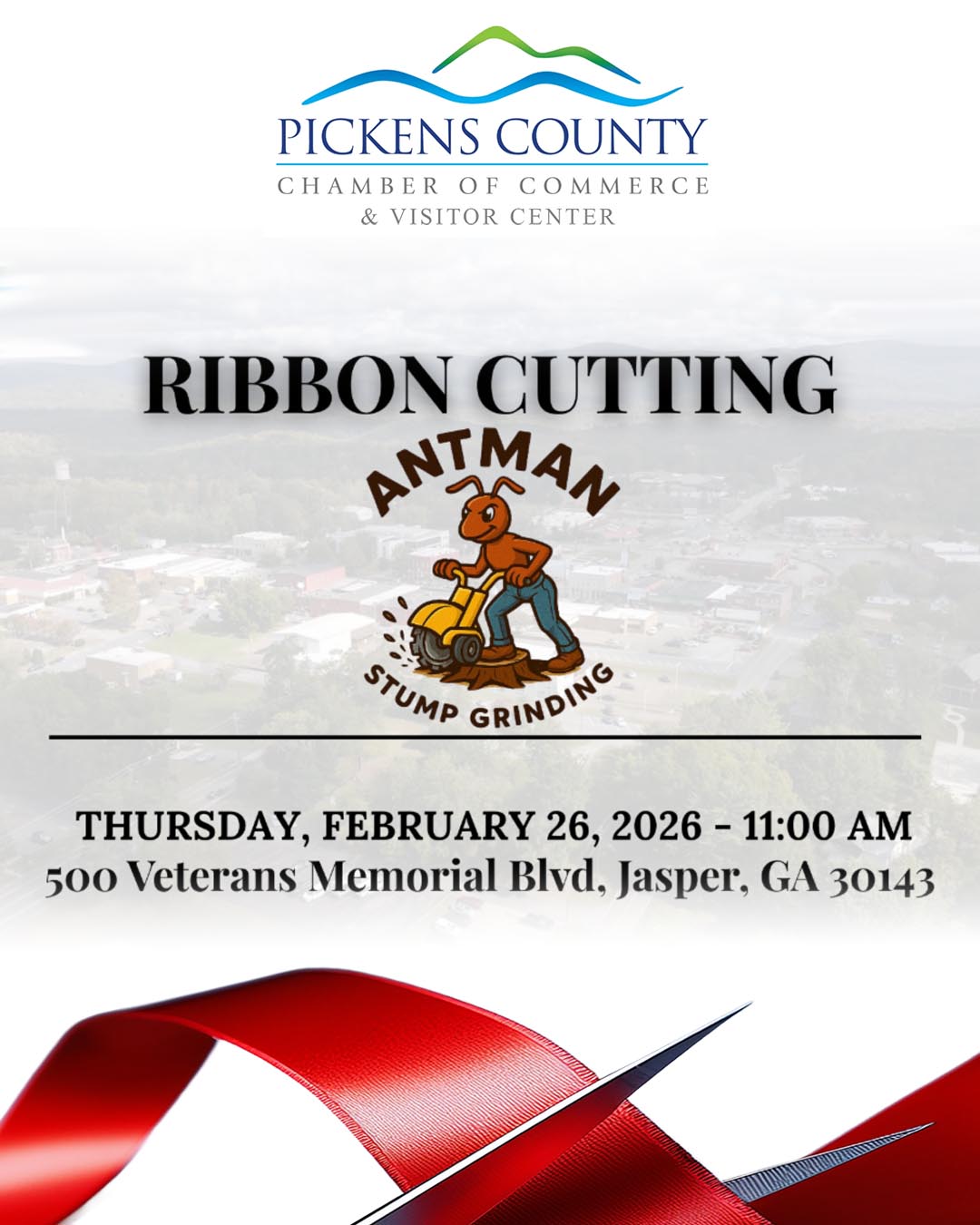 Ribbon Cutting: Antman Stump Grinding