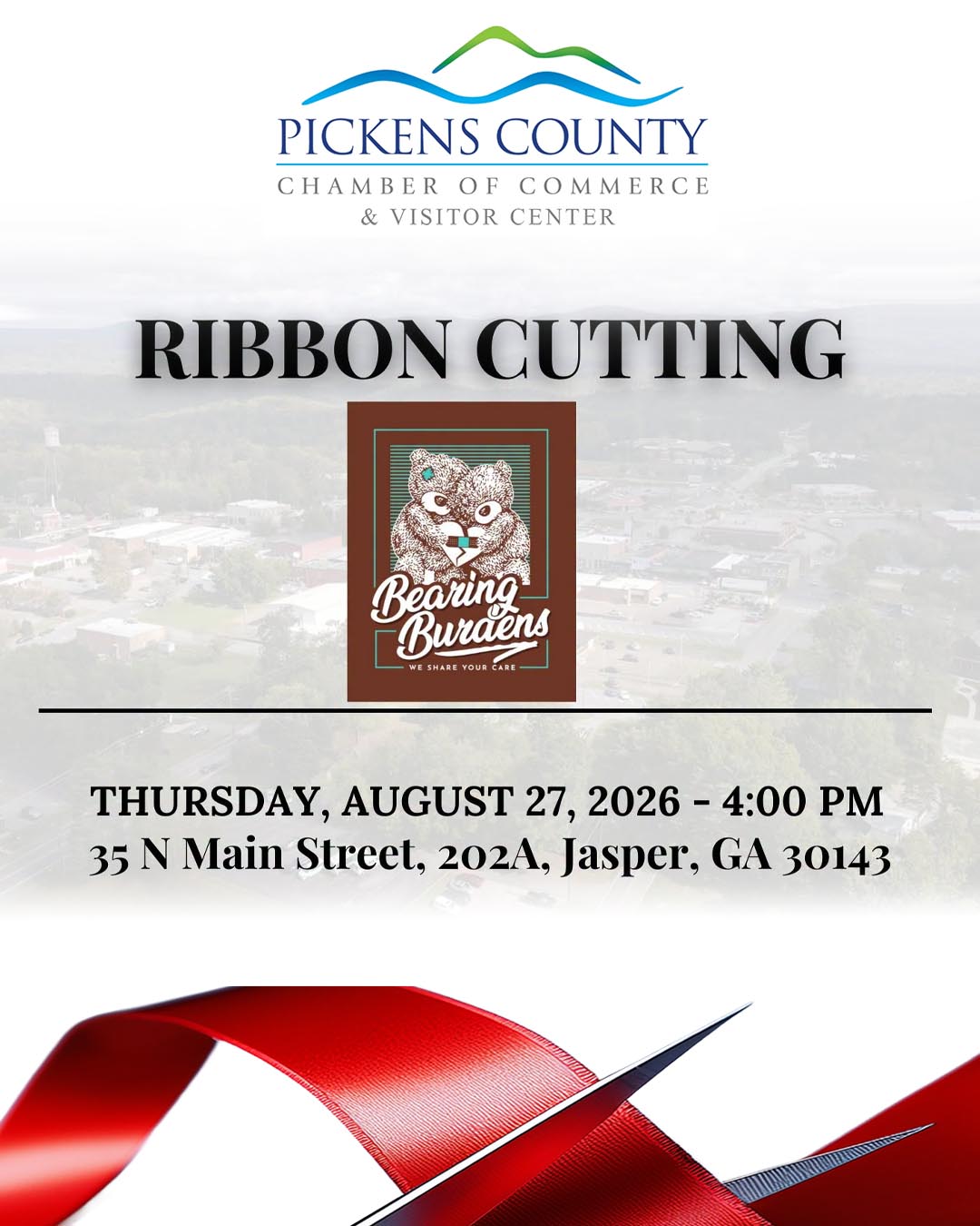 Ribbon Cutting:  Bearing Burdens