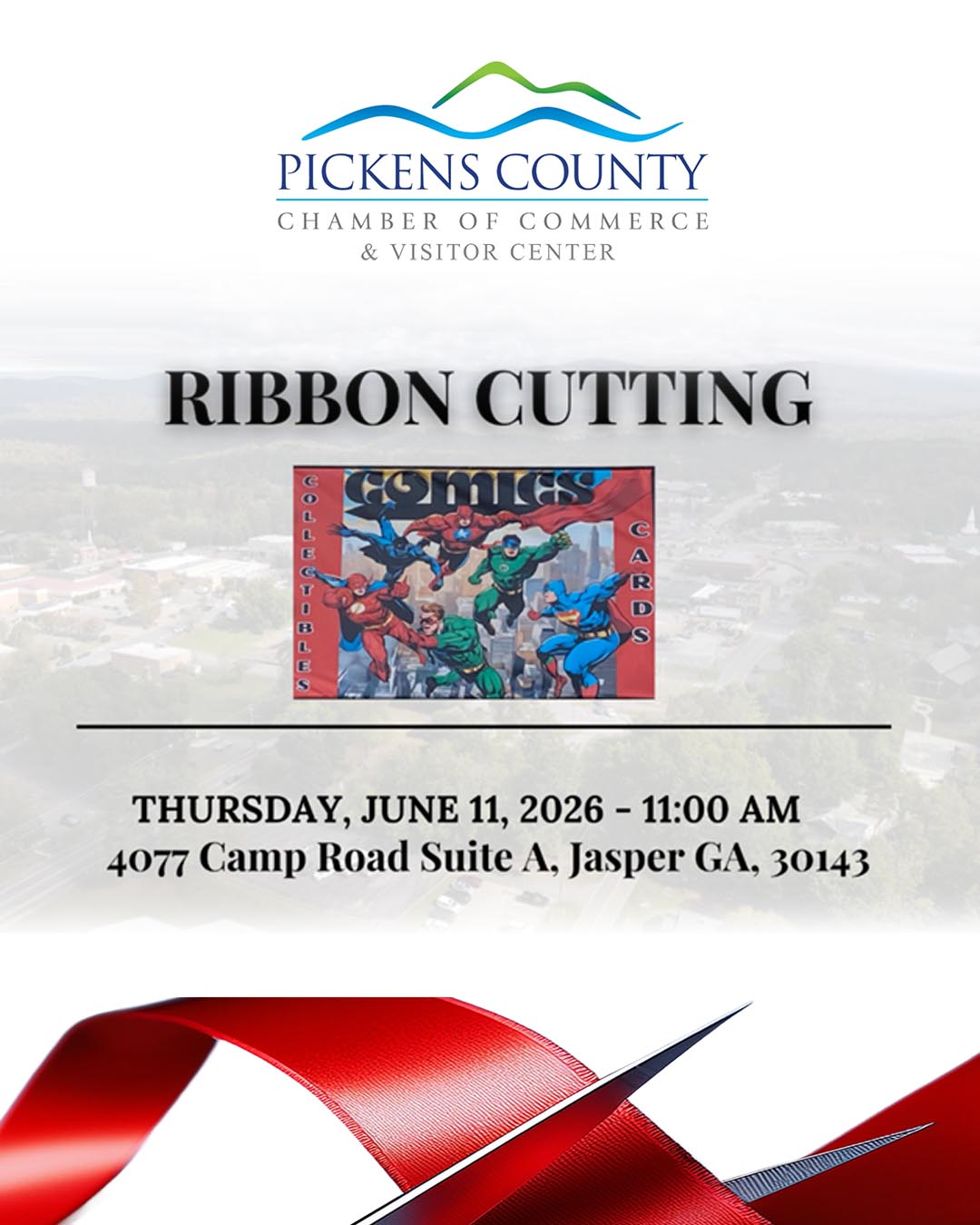 Ribbon Cutting:  Comics Cards and Collectibles 