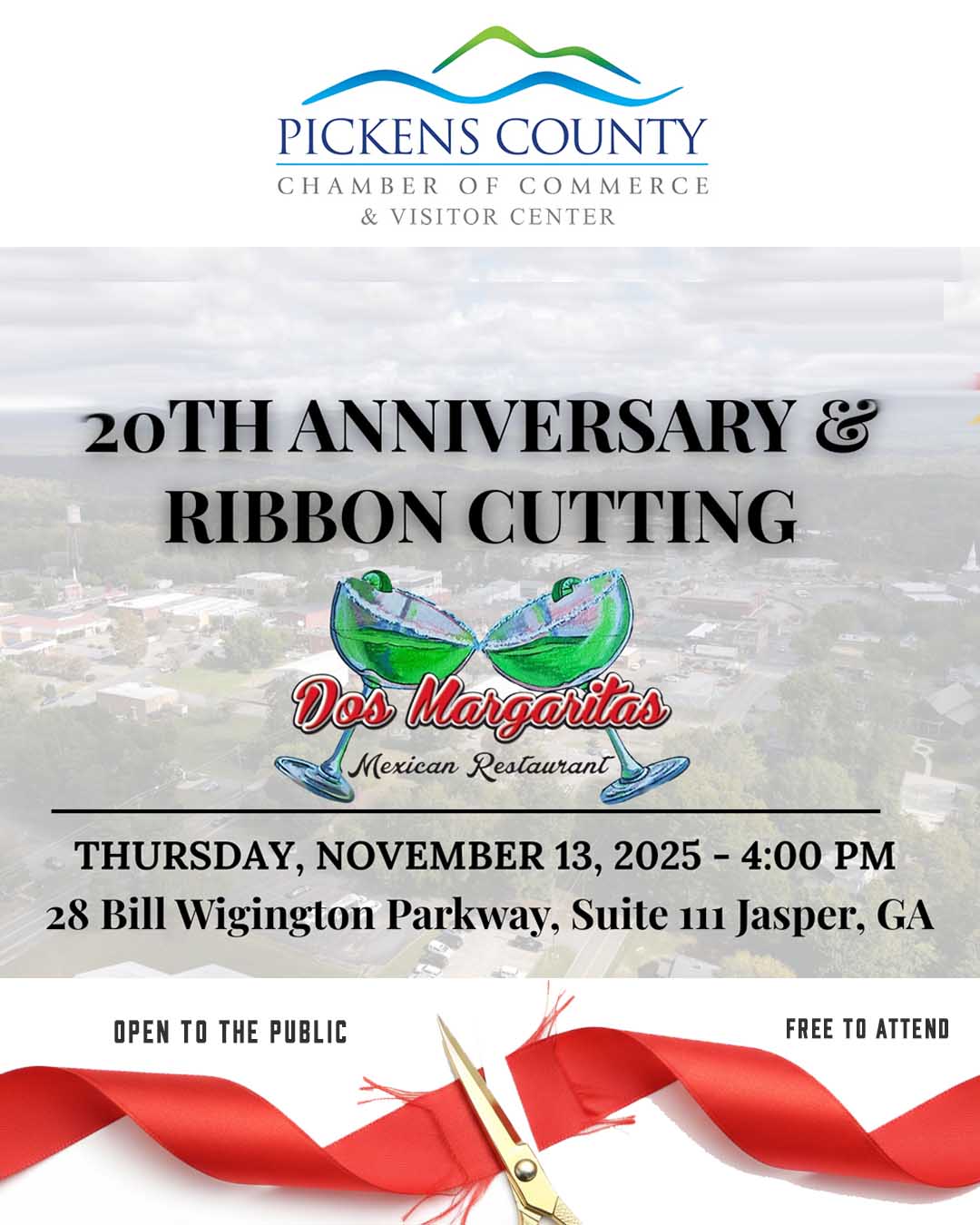 Ribbon Cutting: Dos Margaritas 20th Anniversary