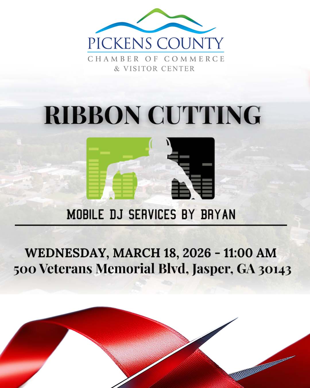 Ribbon Cutting: Mobile DJ Services by Bryan