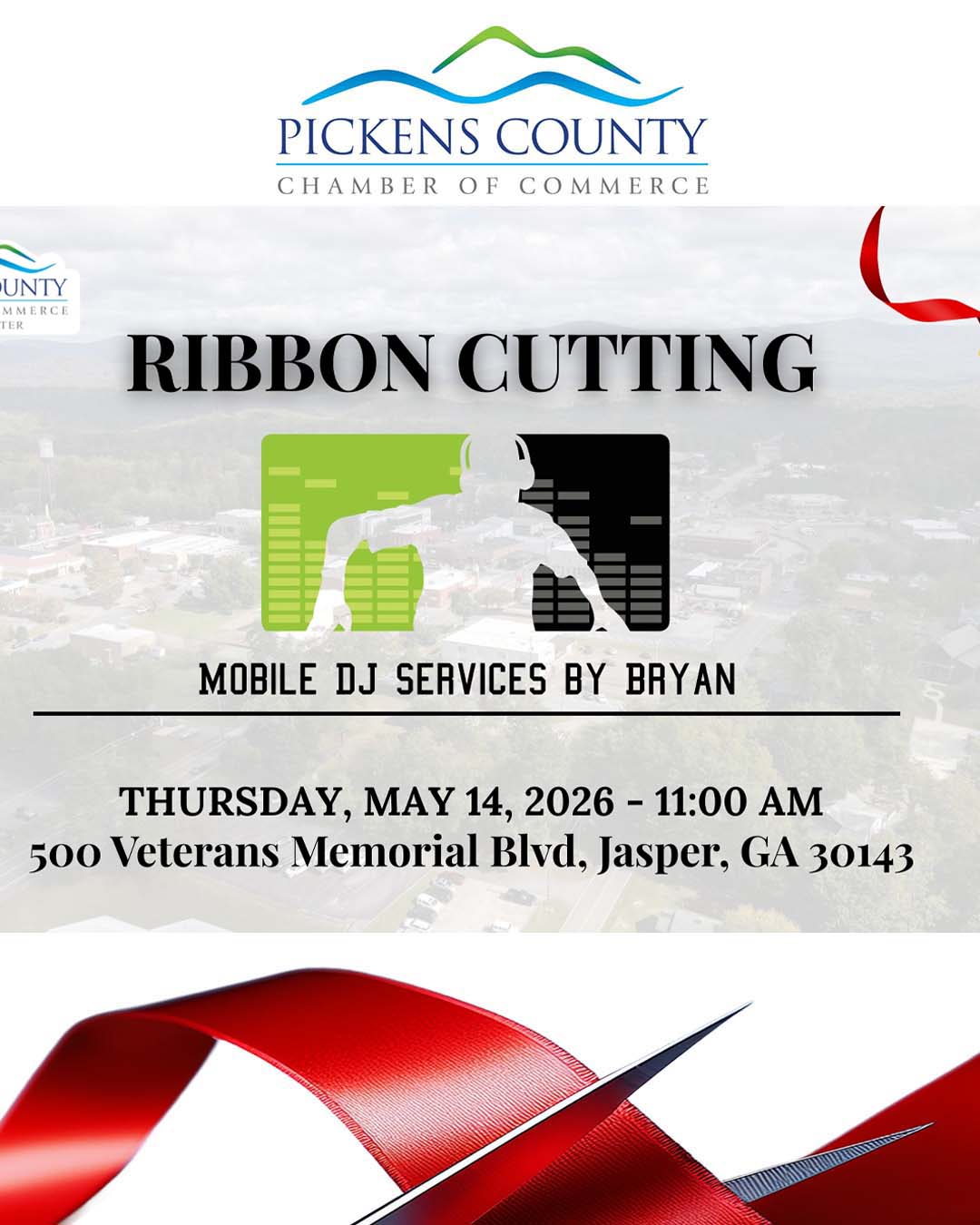 Ribbon Cutting: Mobile DJ Services by Bryan