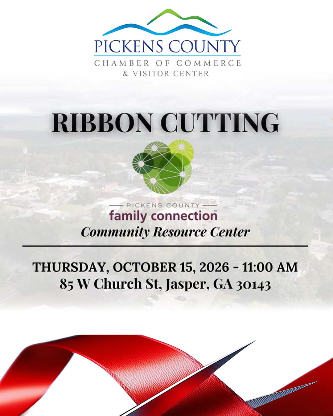 Ribbon Cutting:  Pickens County Family Connnection