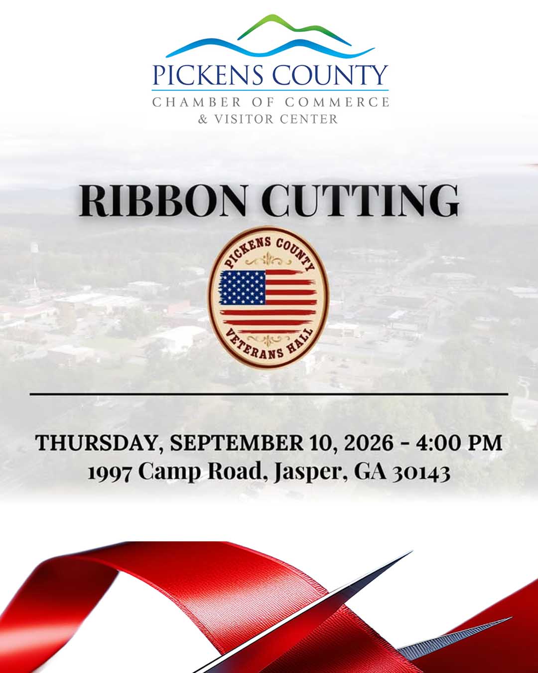 Ribbon Cutting:  Pickens County Veterans Hall