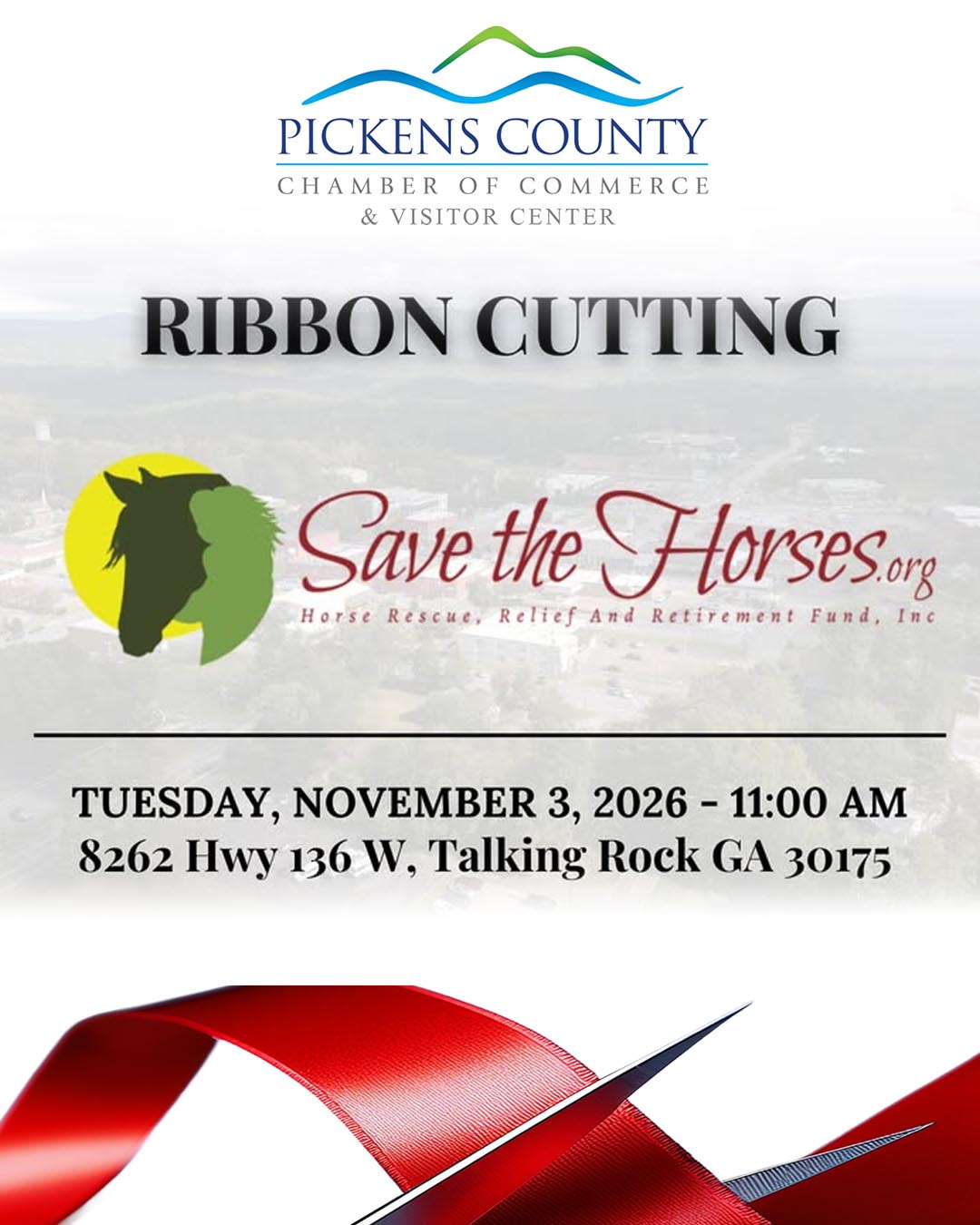 Ribbon Cutting: Save the Horses