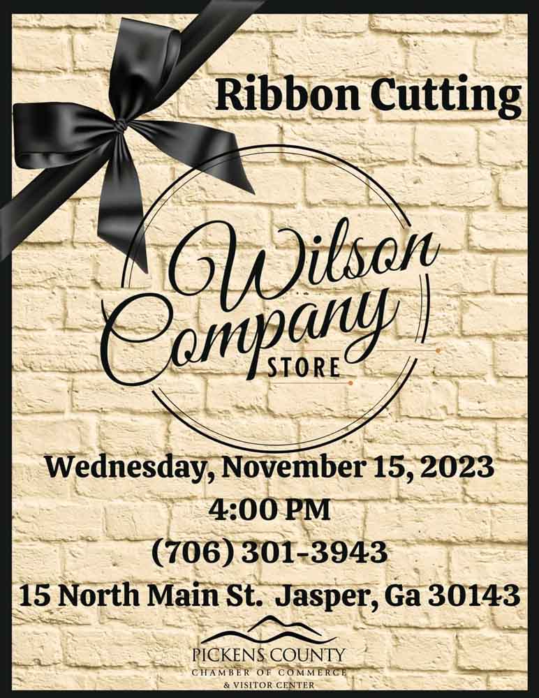 Ribbon Cutting:  Wilson Company Store