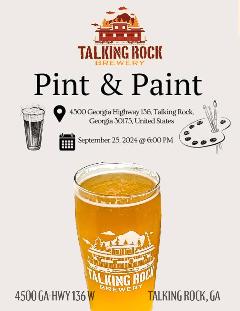 Talking Rock Brewery Pint & Paint