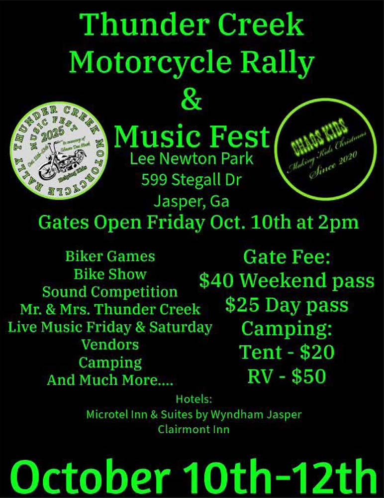 Thunder Creek Motorcycle Rally & Music Fest