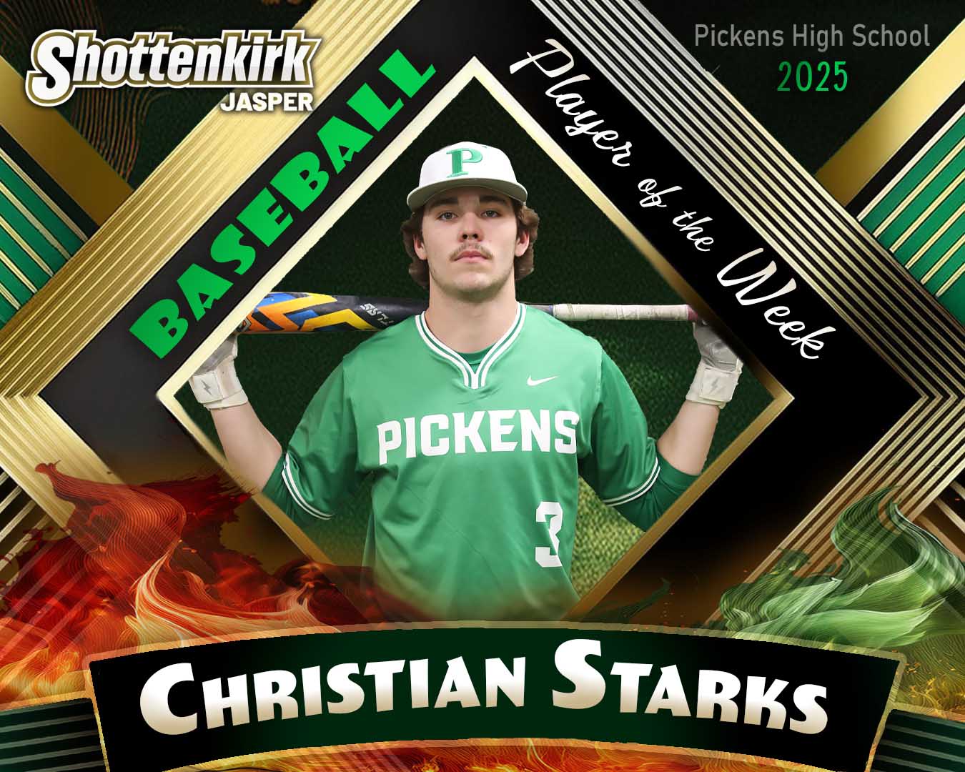 PHS Baseball Player of the Week #5 - Christian Starks
