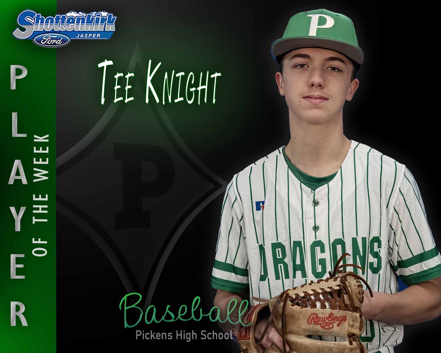 PHS Baseball Player of the Week #9 - Tee Knight