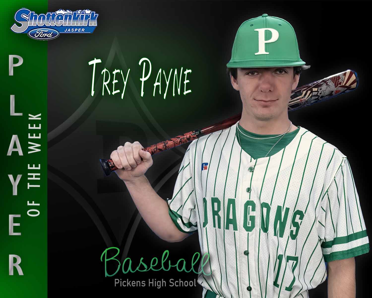 PHS Baseball Player of the Week #3 - Trey Payne