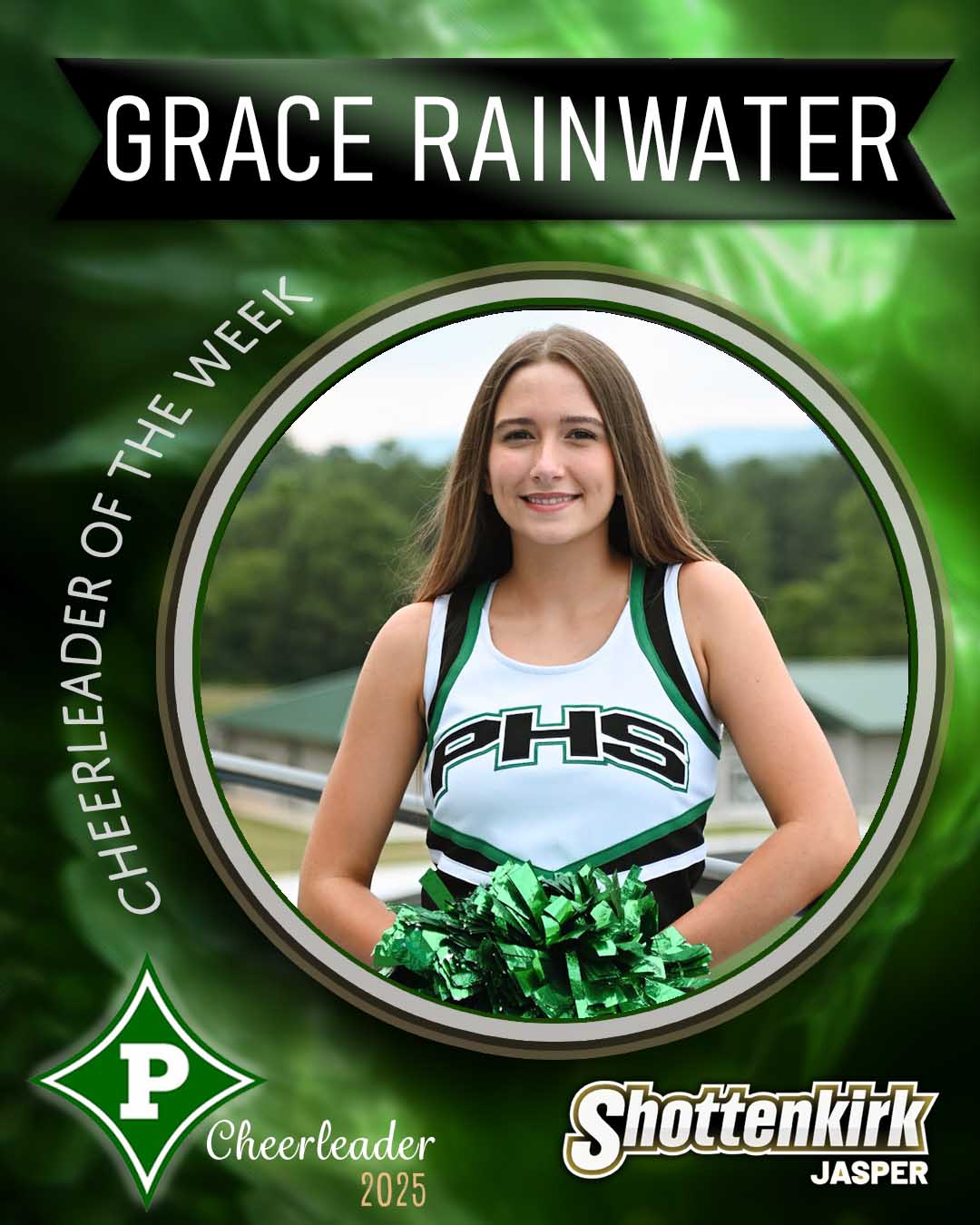 Grace Rainwater PHS Cheerleader of the Week #4