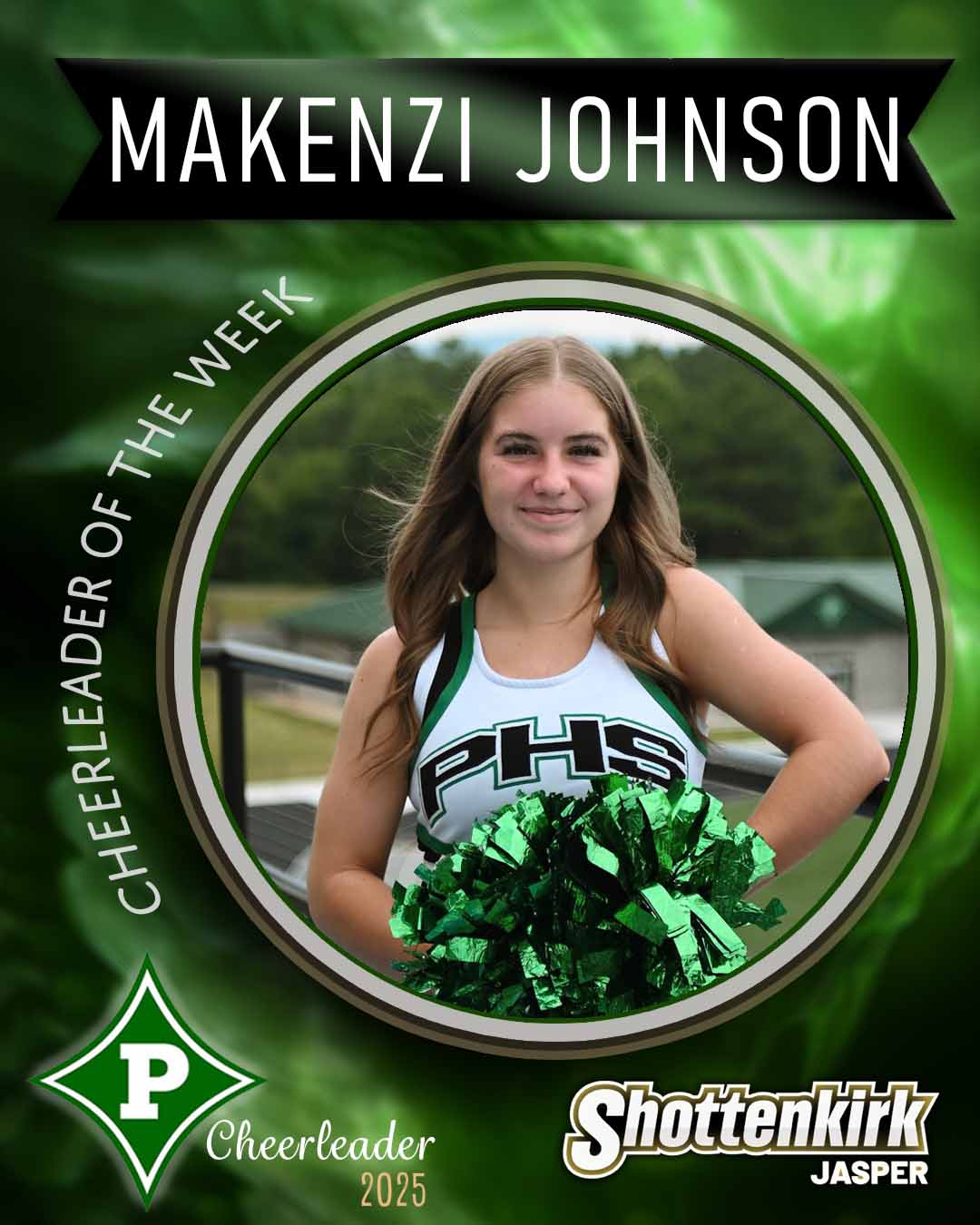 Makenzi Johnson PHS Cheerleader of the Week #7