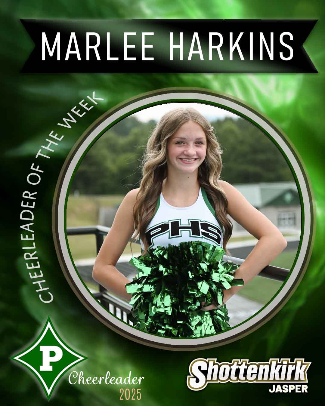 Marlee Harkins PHS Cheerleader of the Week #7