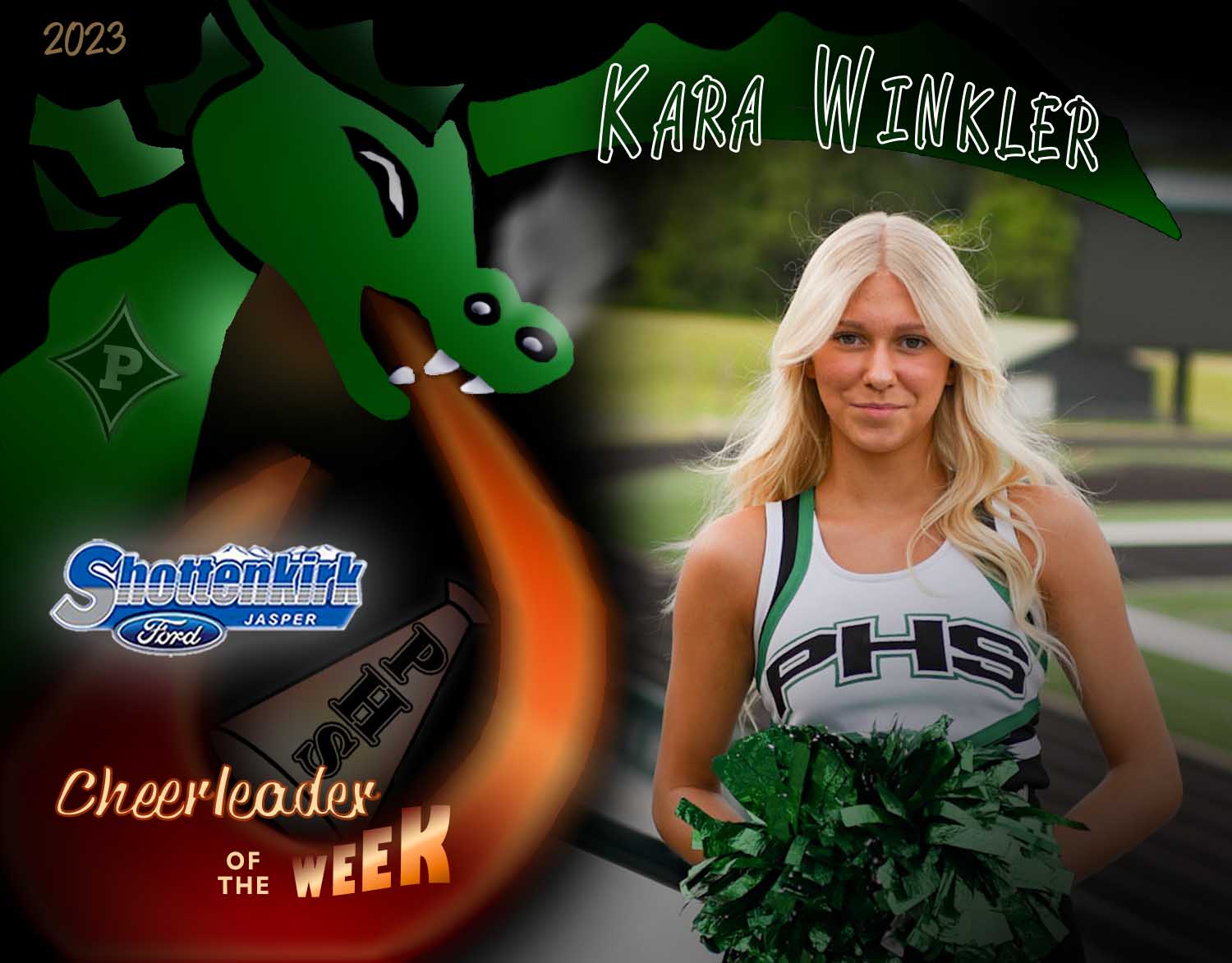 PHS Cheerleader of the Week #1 - Kara Winkler