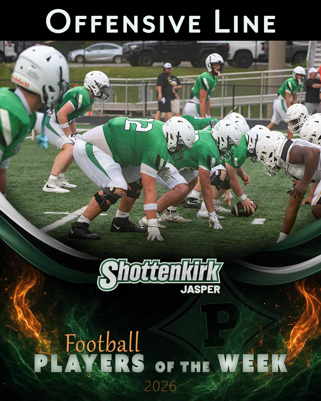 PHS Football Players of the Week #3 - Offensive Line