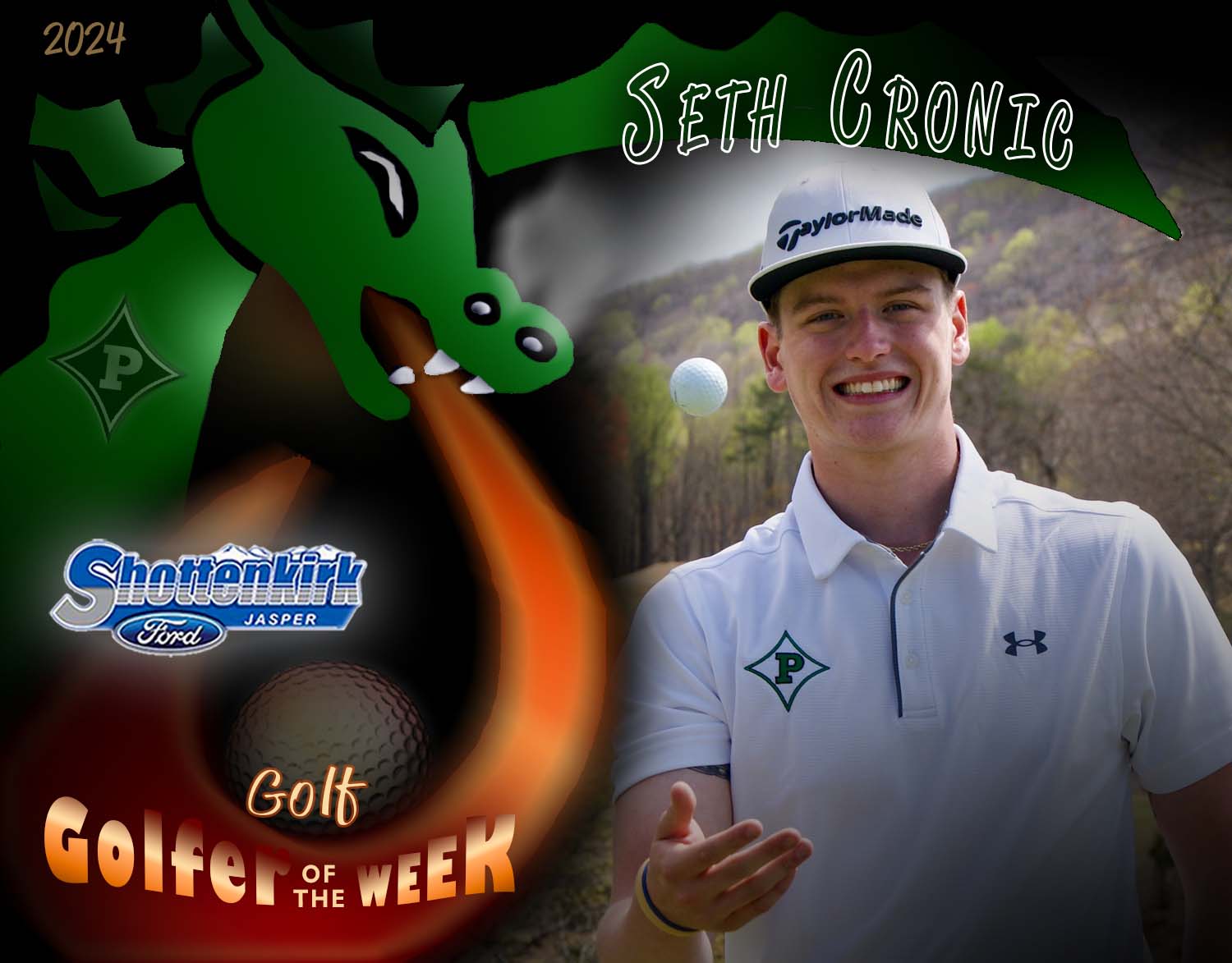 PHS Boys Golf Golfer of the Week #1 -  Seth Cronic